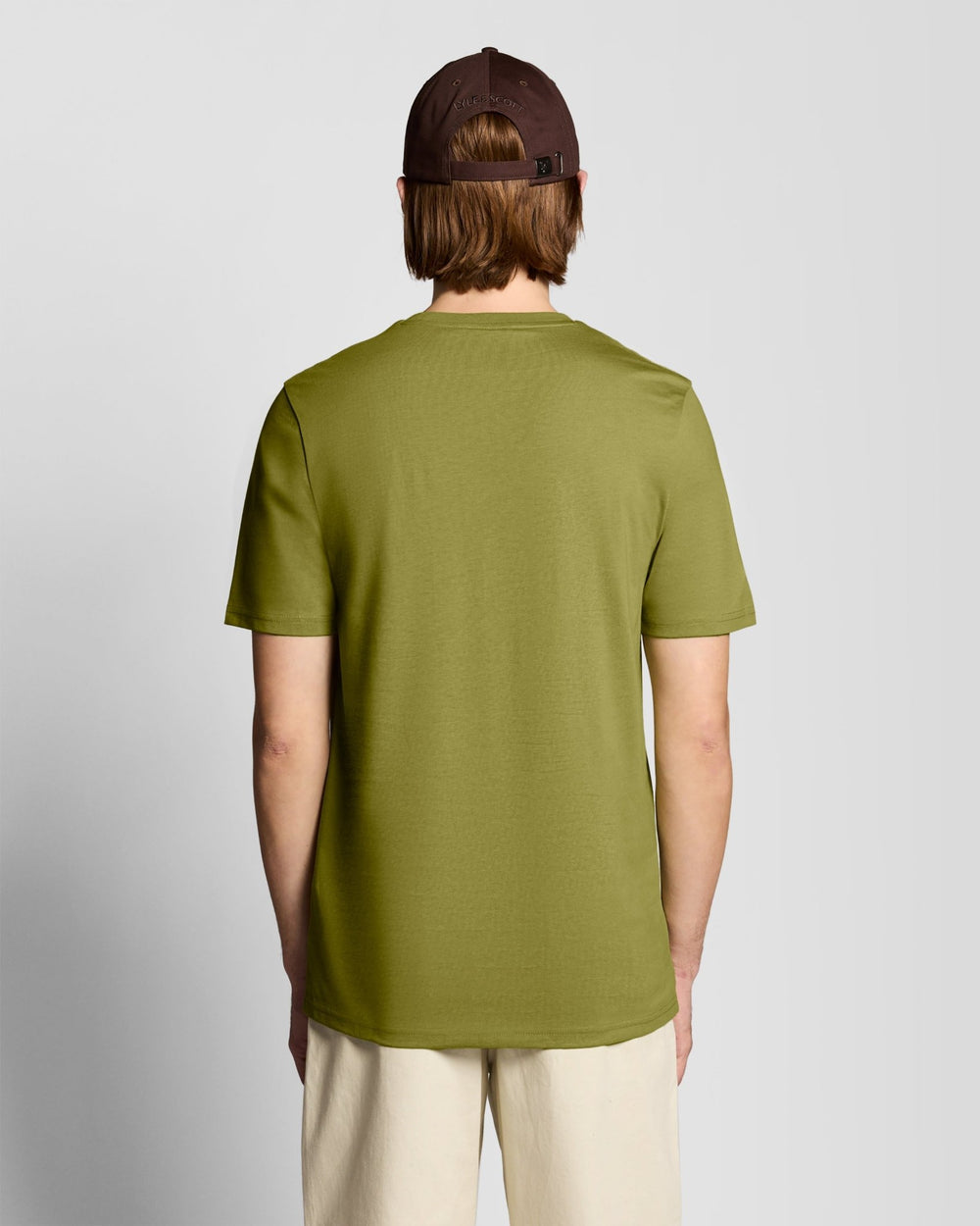 Lyle & Scott Mens Cotton Crew Neck T-Shirt | Shrub Green