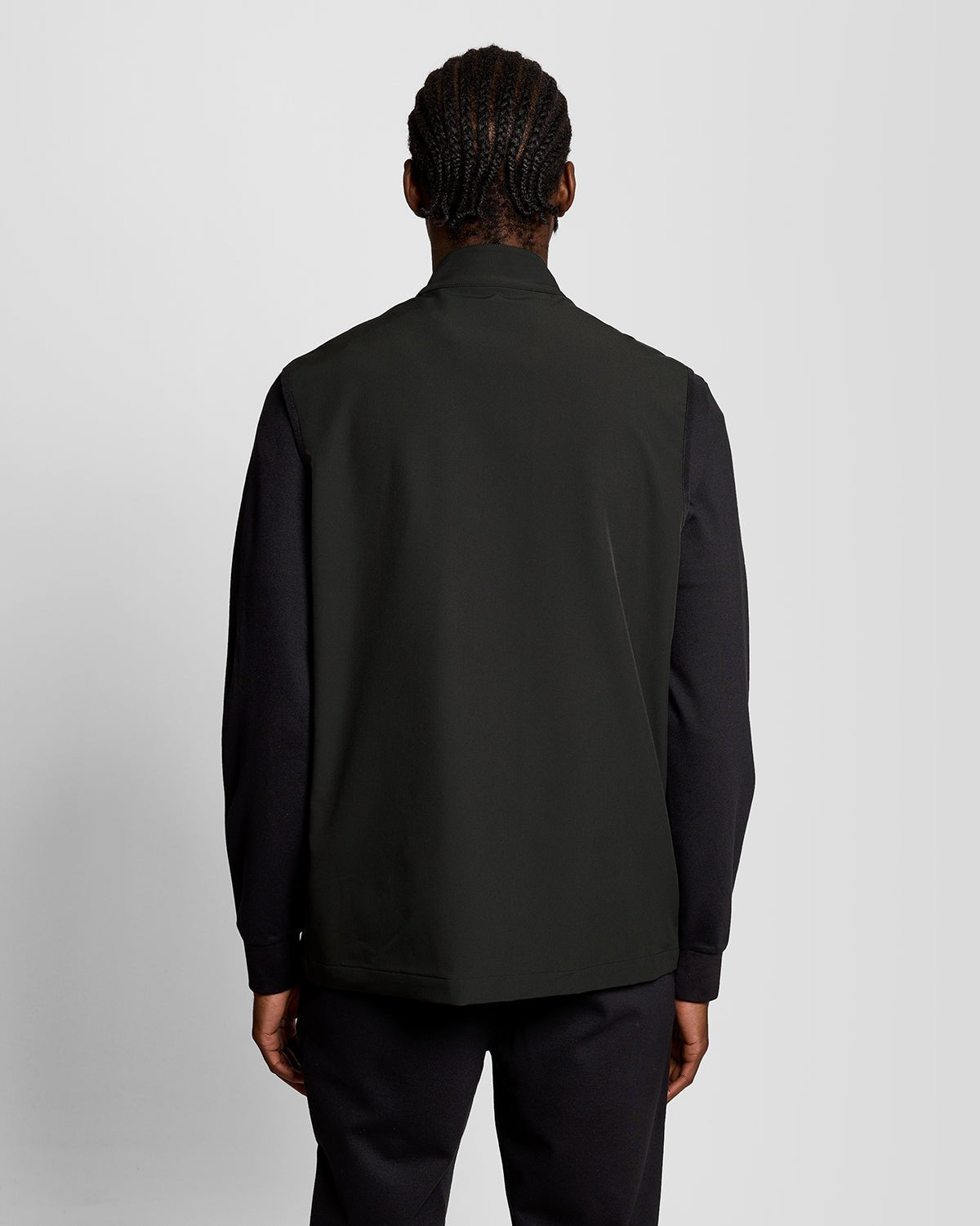 Lyle & Scott Mens Sports Performance Gilet | Jet Black