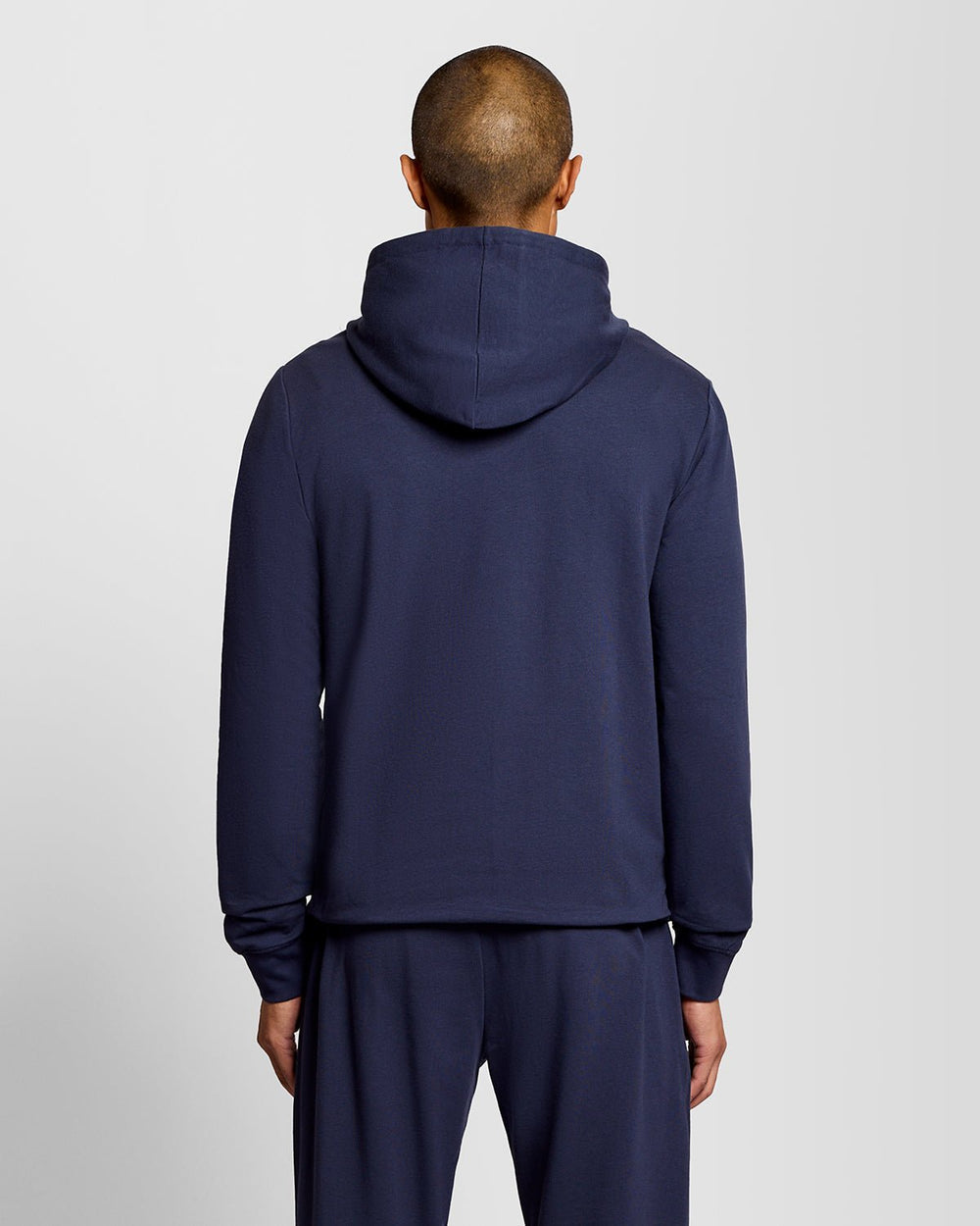Lyle & Scott Mens Lightweight Lounge Zip Hoodie | Navy