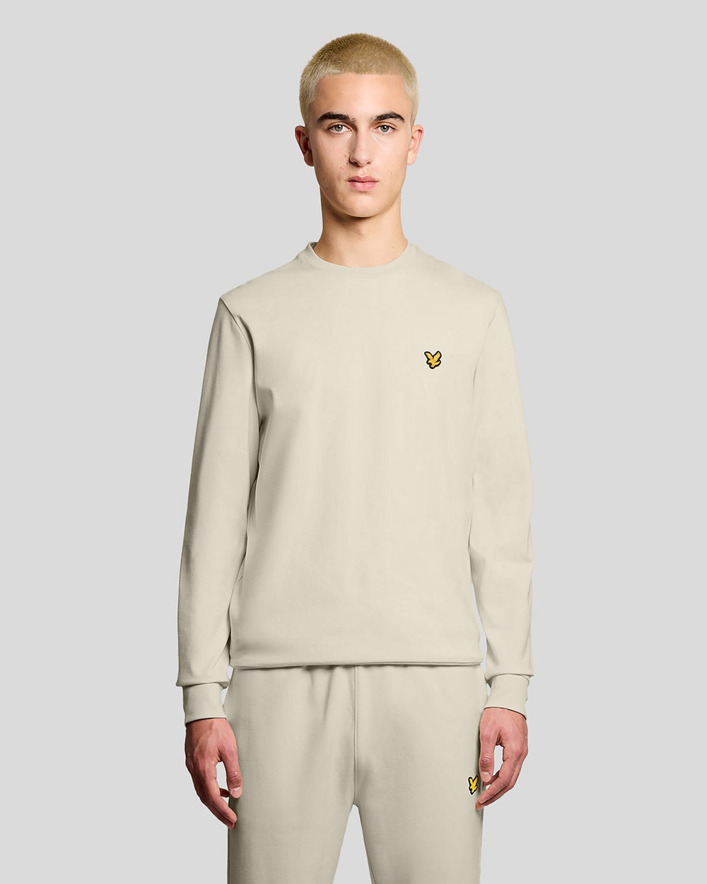 Lyle & Scott Mens Sports Lightweight Sweatshirt | Whitecap Grey
