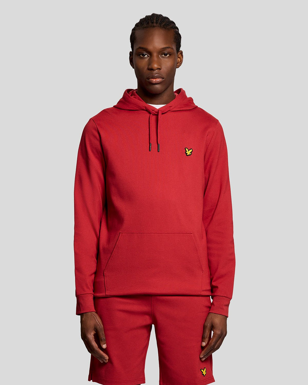 Lyle & Scott Mens Sports Lightweight Hoodie | Garnet