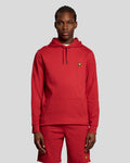 Lyle & Scott Mens Sports Lightweight Hoodie | Garnet