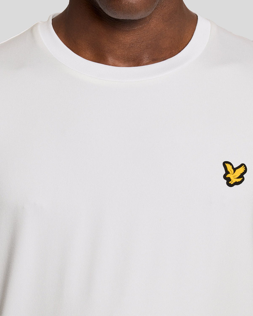 Lyle & Scott Mens Sports Sleeve Detail T-Shirt | White
