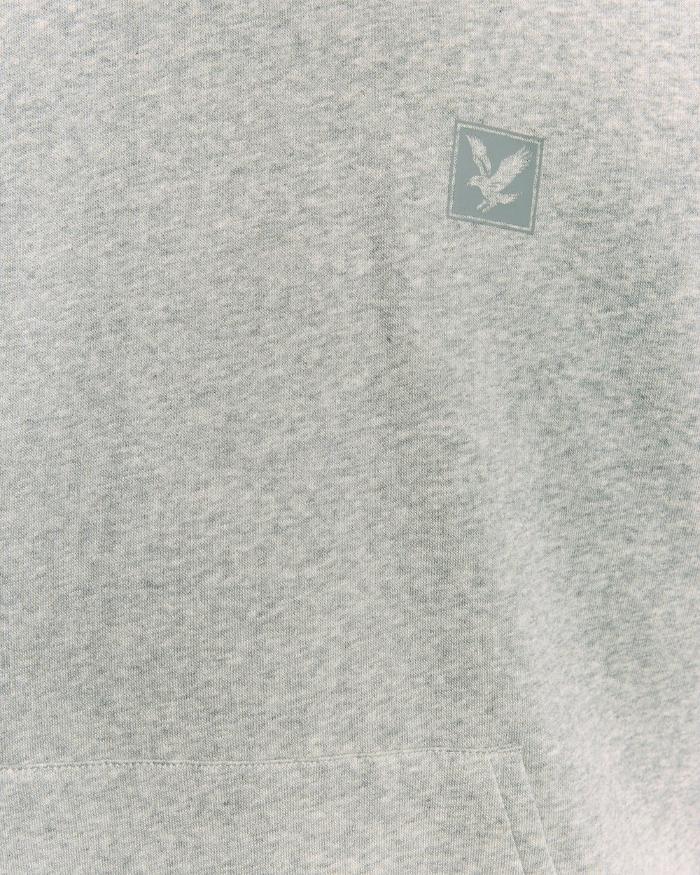 Lyle & Scott Mens Lounge Pullover Hoodie | Light Grey Marl