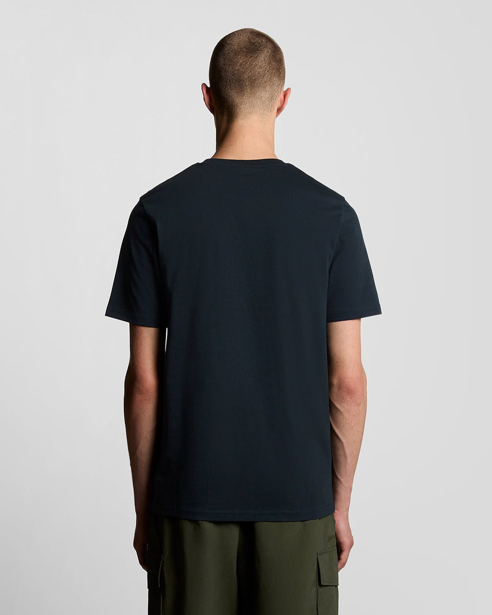 Lyle & Scott Mens Cotton Crew Neck T-Shirt | Dark Navy