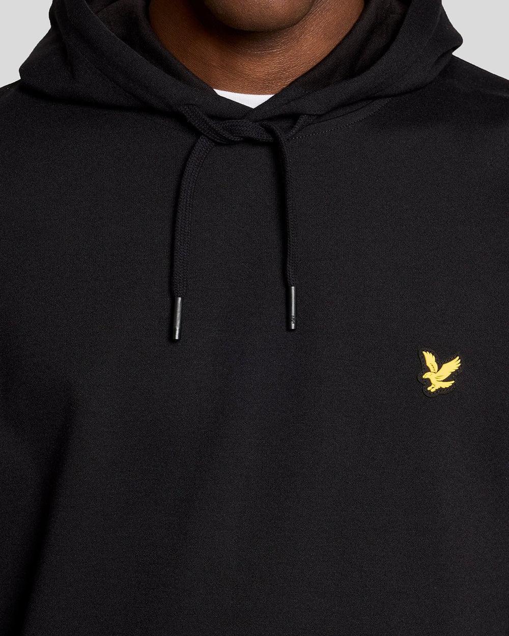 Lyle & Scott Mens Sports Lightweight Hoodie | Jet Black