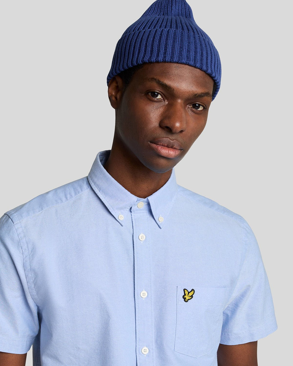Lyle & Scott Mens Short Sleeve Oxford Shirt | Riviera