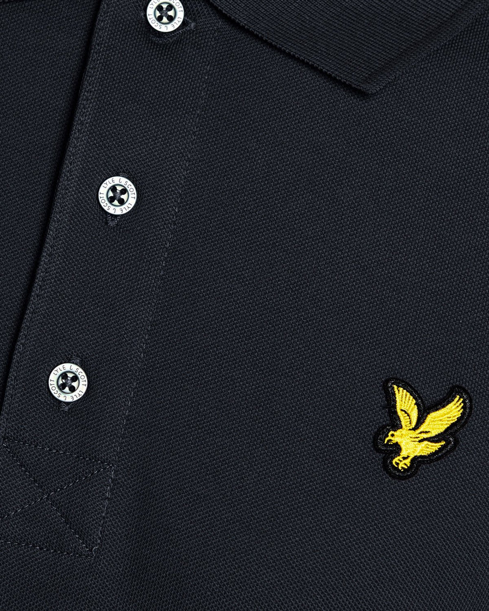Lyle & Scott Mens Cotton Polo Shirt | Greystone