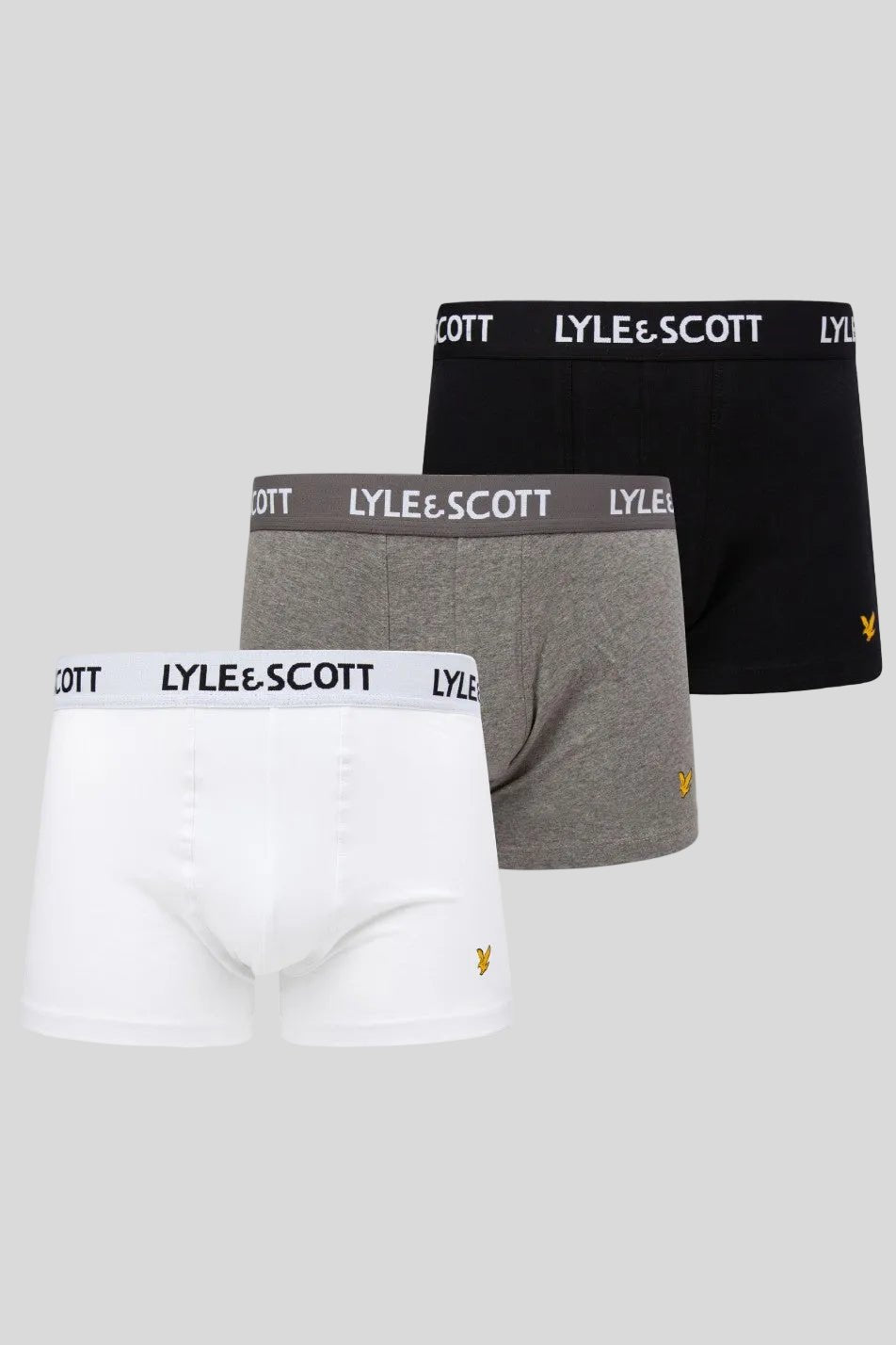 Lyle & Scott Mens Barclay Trunks | 3 Pack | Mixed