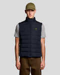 Lyle & Scott Mens Quilted Gilet | Dark Navy
