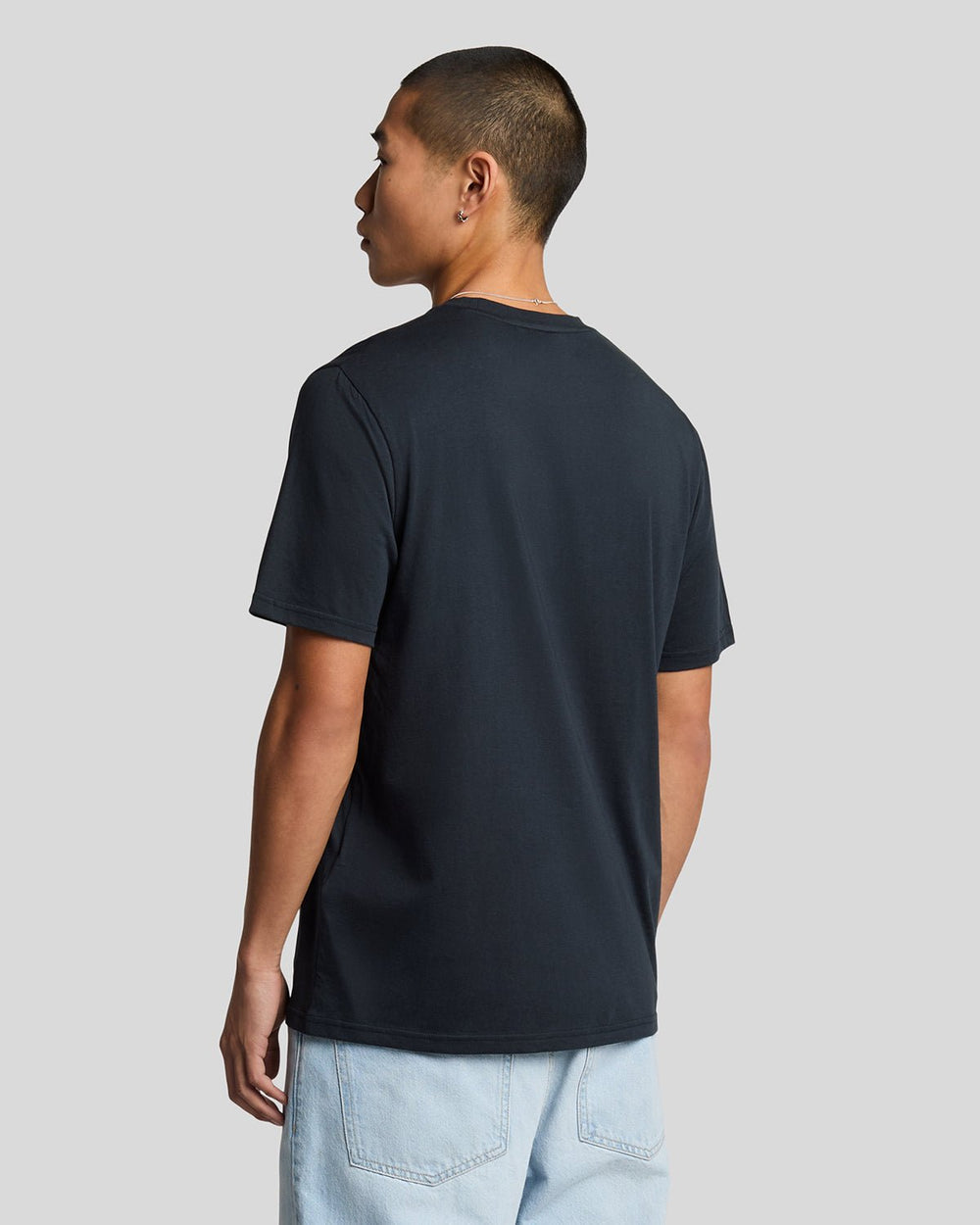 Lyle & Scott Mens Superfine Cotton T-Shirt | Dark Navy