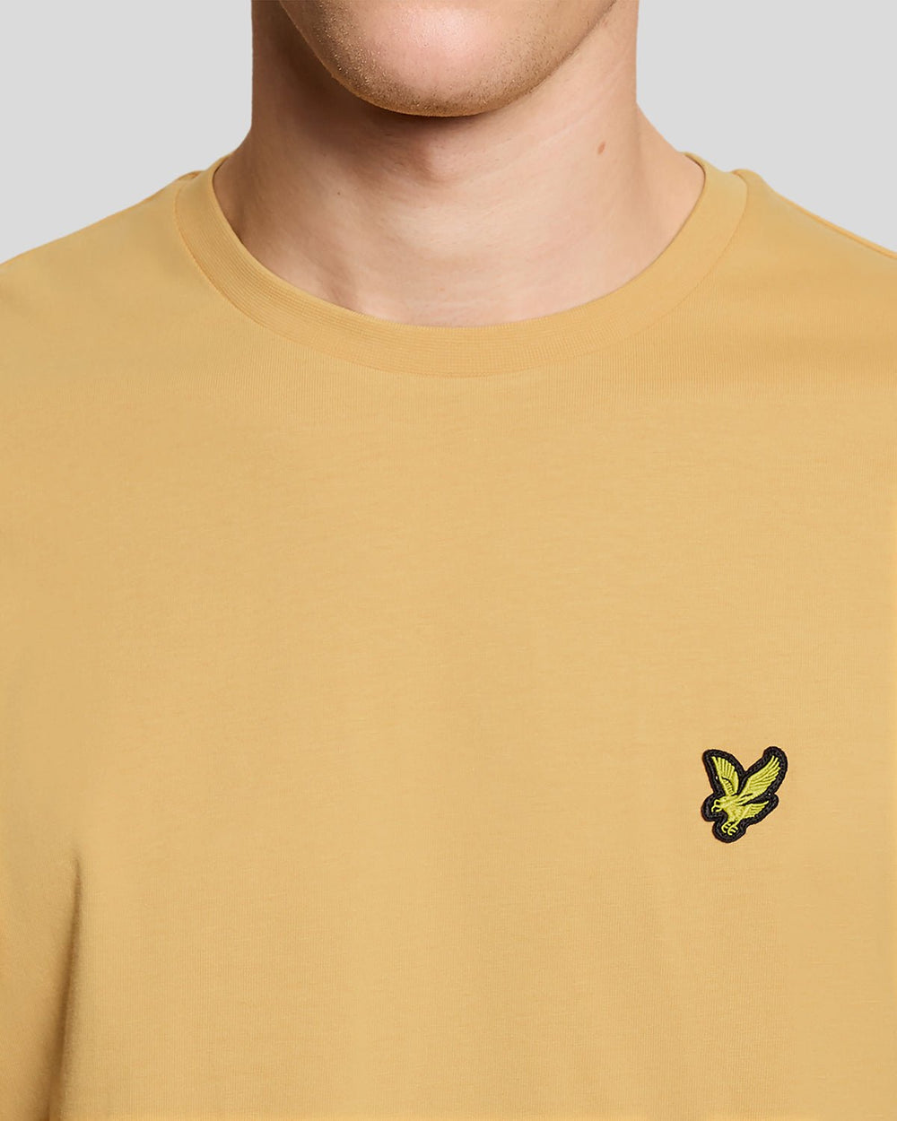 Lyle & Scott Mens Cotton Crew Neck T-Shirt | Honeycomb