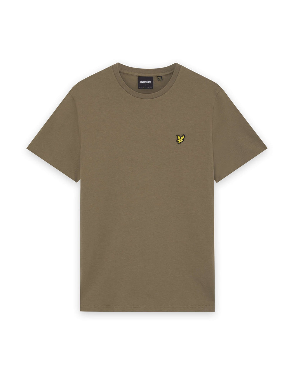 Lyle & Scott Mens Cotton Crew Neck T-Shirt | Khaki Ash