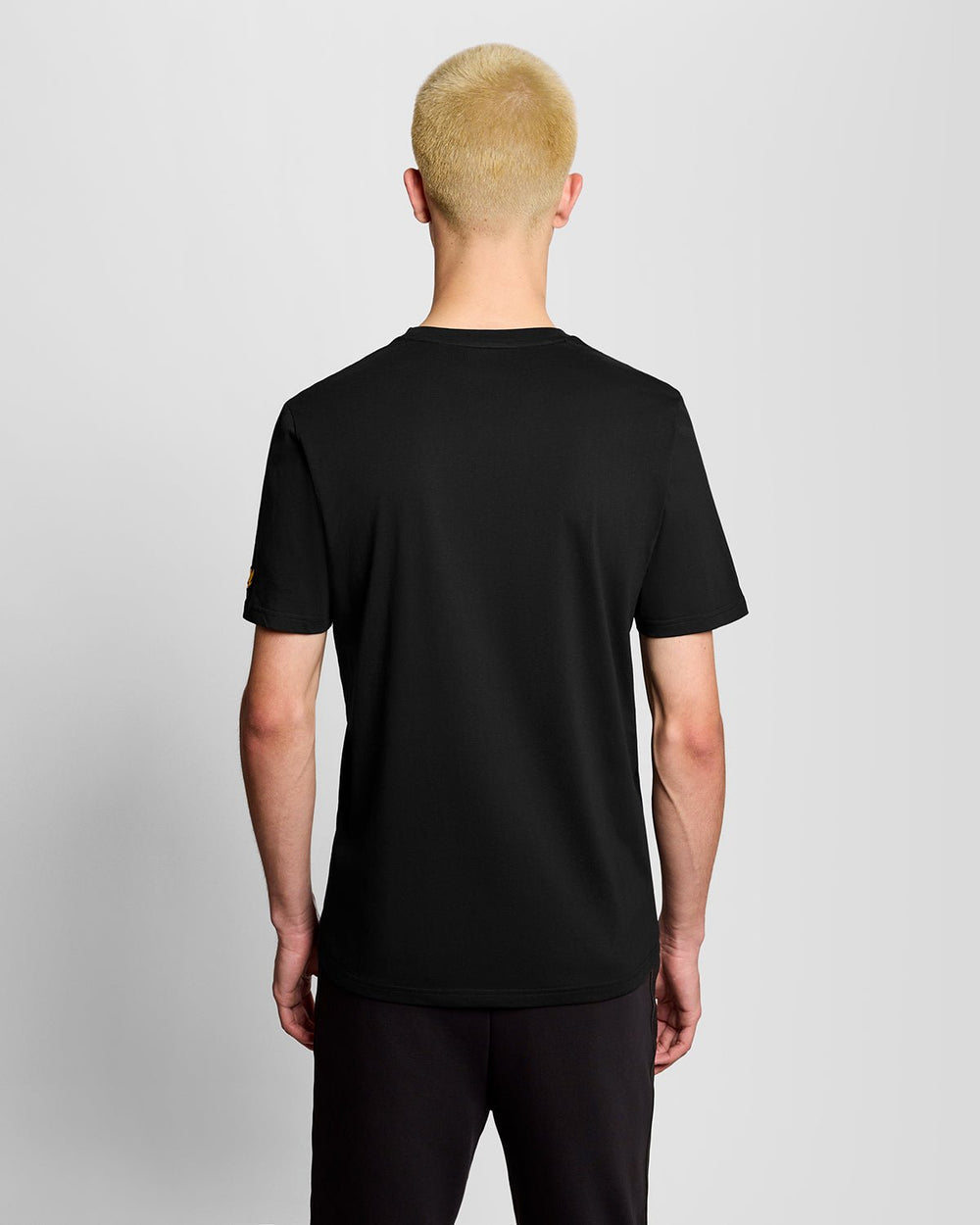 Lyle & Scott Mens Sports Redefined Graphic Logo T-Shirt | Jet Black