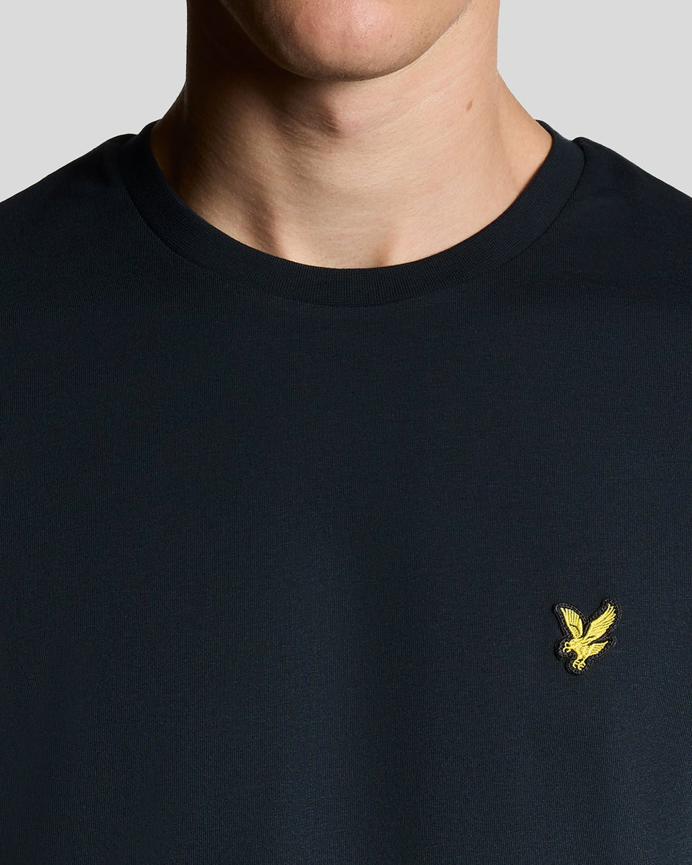 Lyle & Scott Mens Cotton Crew Neck T-Shirt | Dark Navy