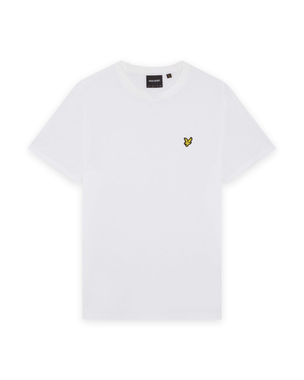 Lyle & Scott Mens Popcorn Textured Jacquard T-Shirt | White