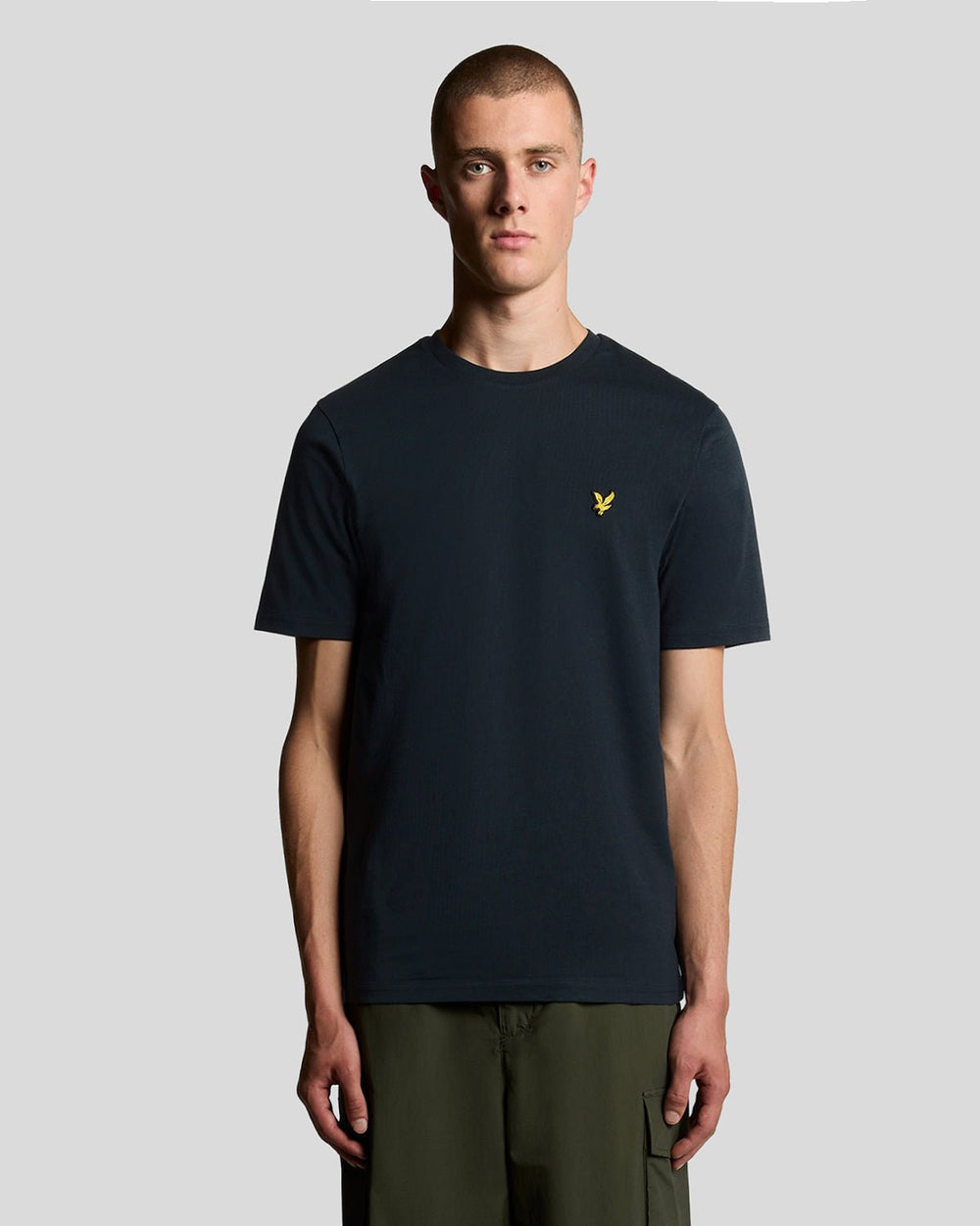 Lyle & Scott Mens Cotton Crew Neck T-Shirt | Dark Navy