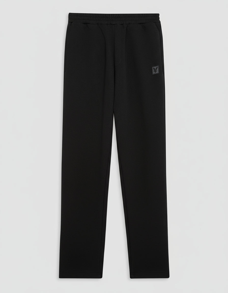 Lyle & Scott Mens Lounge Straight Leg Jogger | Jet Black