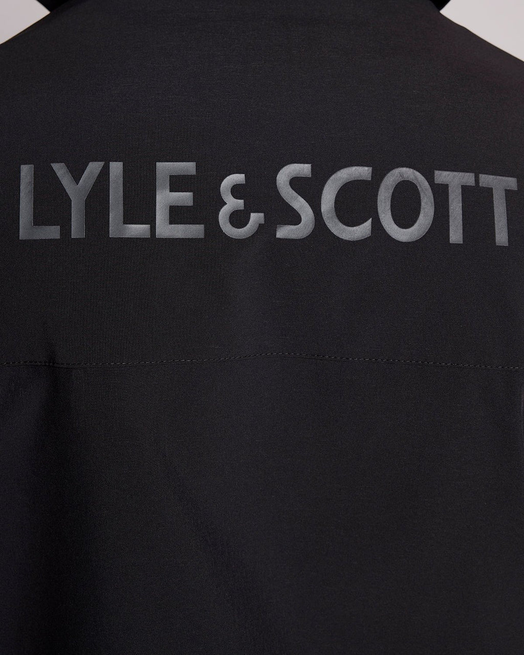 Lyle & Scott Mens Sports Stripe Track Jacket | Jet Black