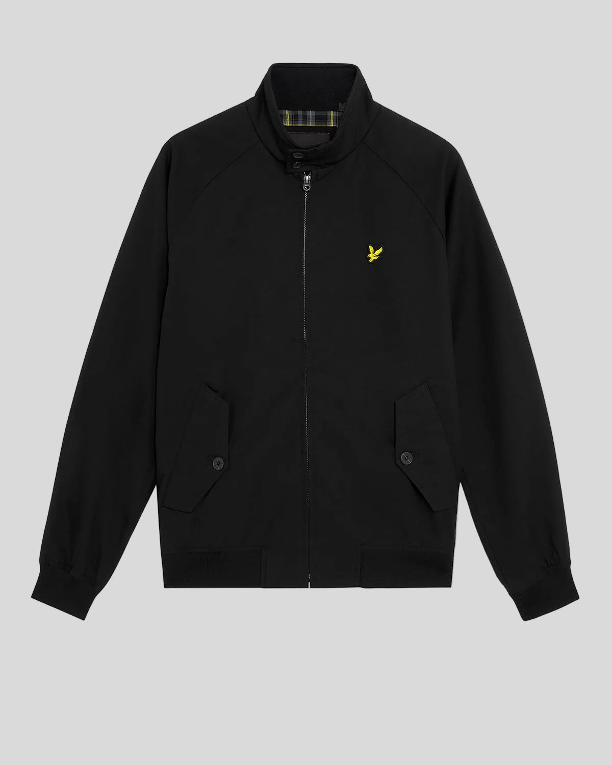 Lyle & Scott Mens Cotton Harrington Jacket | Jet Black