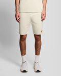 Lyle & Scott Mens Sports Lightweight Sweat Shorts | Whitecap Grey