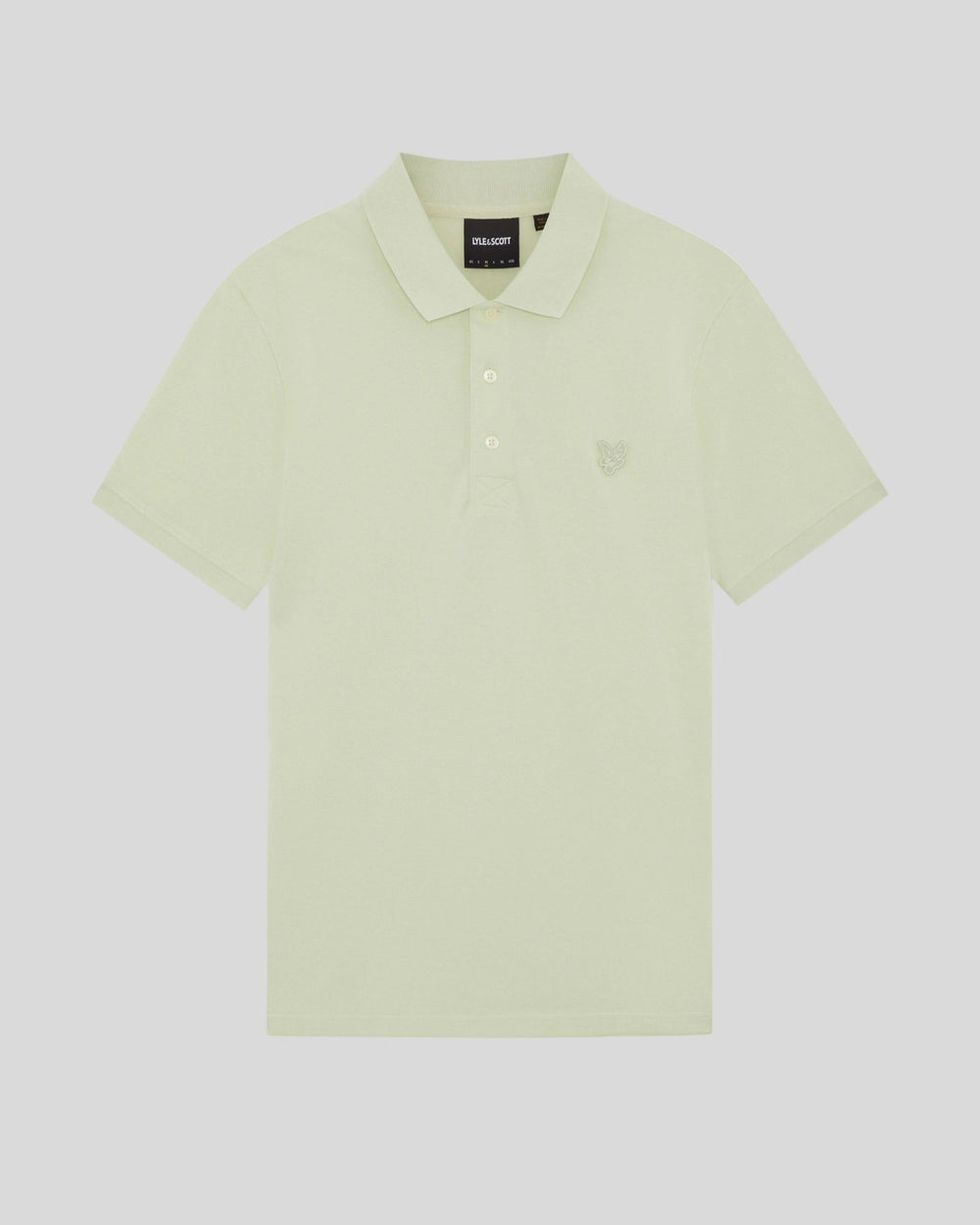 Lyle & Scott Mens Superfine Cotton Polo Shirt | Tender Greens