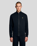 Lyle & Scott Mens Cotton Blend Track Jacket | Dark Navy