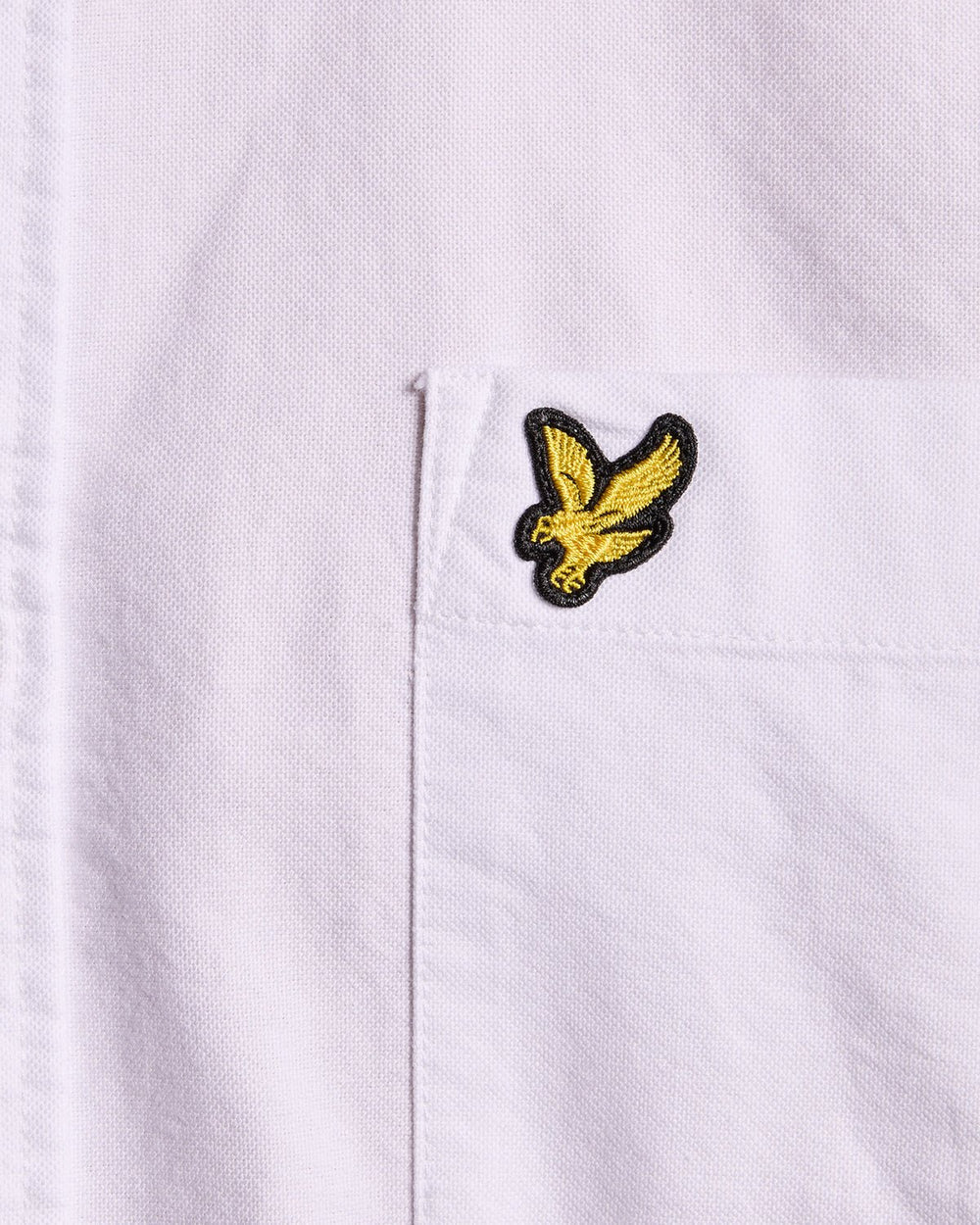 Lyle & Scott Mens Cotton Button Down Oxford Shirt | White