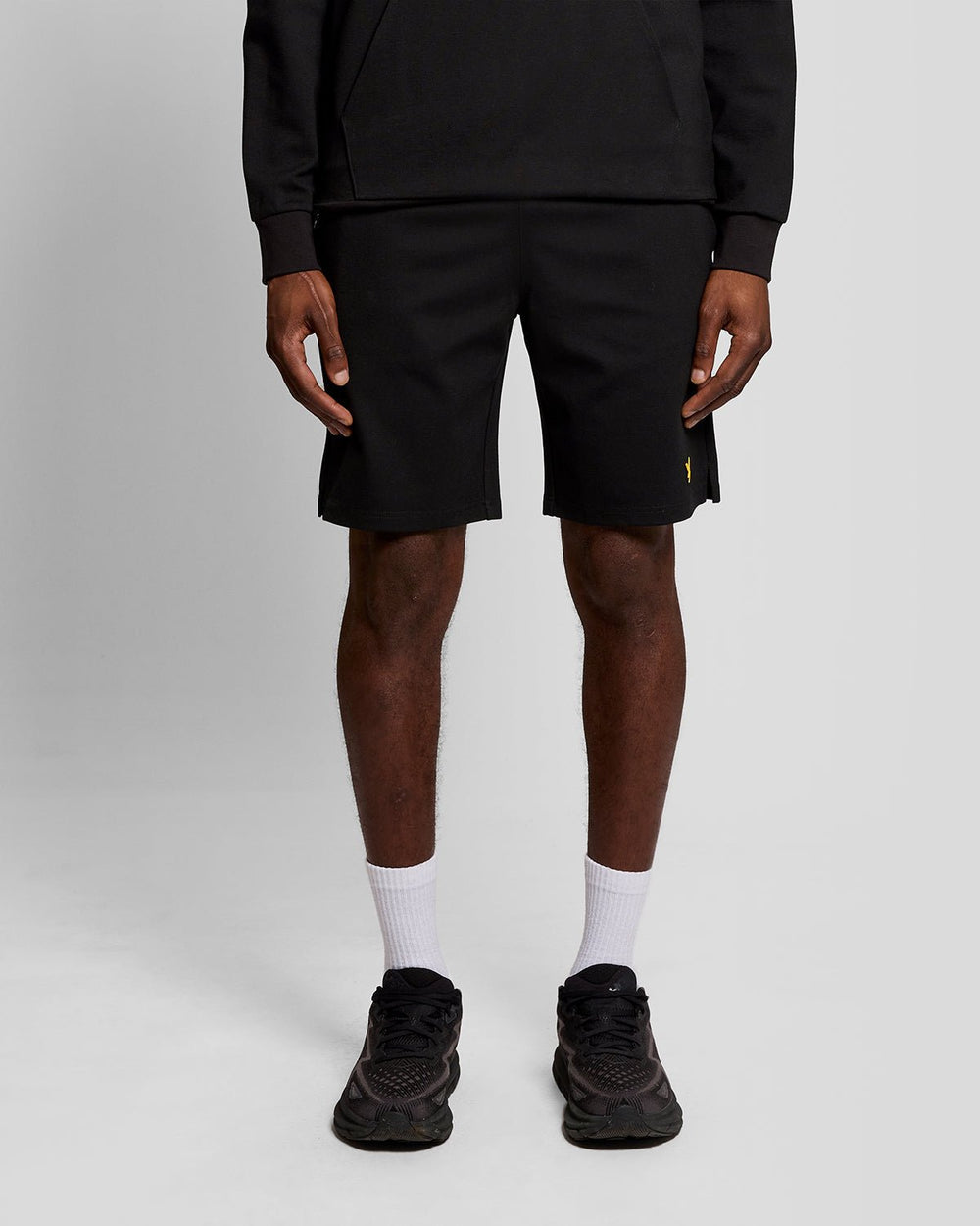 Lyle & Scott Mens Sports Lightweight Sweat Shorts | Jet Black