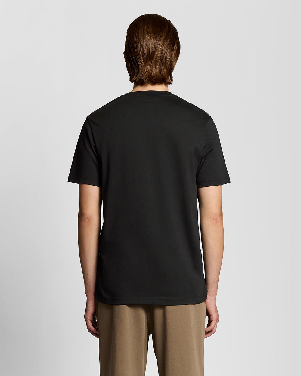 Lyle & Scott Mens Cotton V-Neck T-Shirt | Jet Black