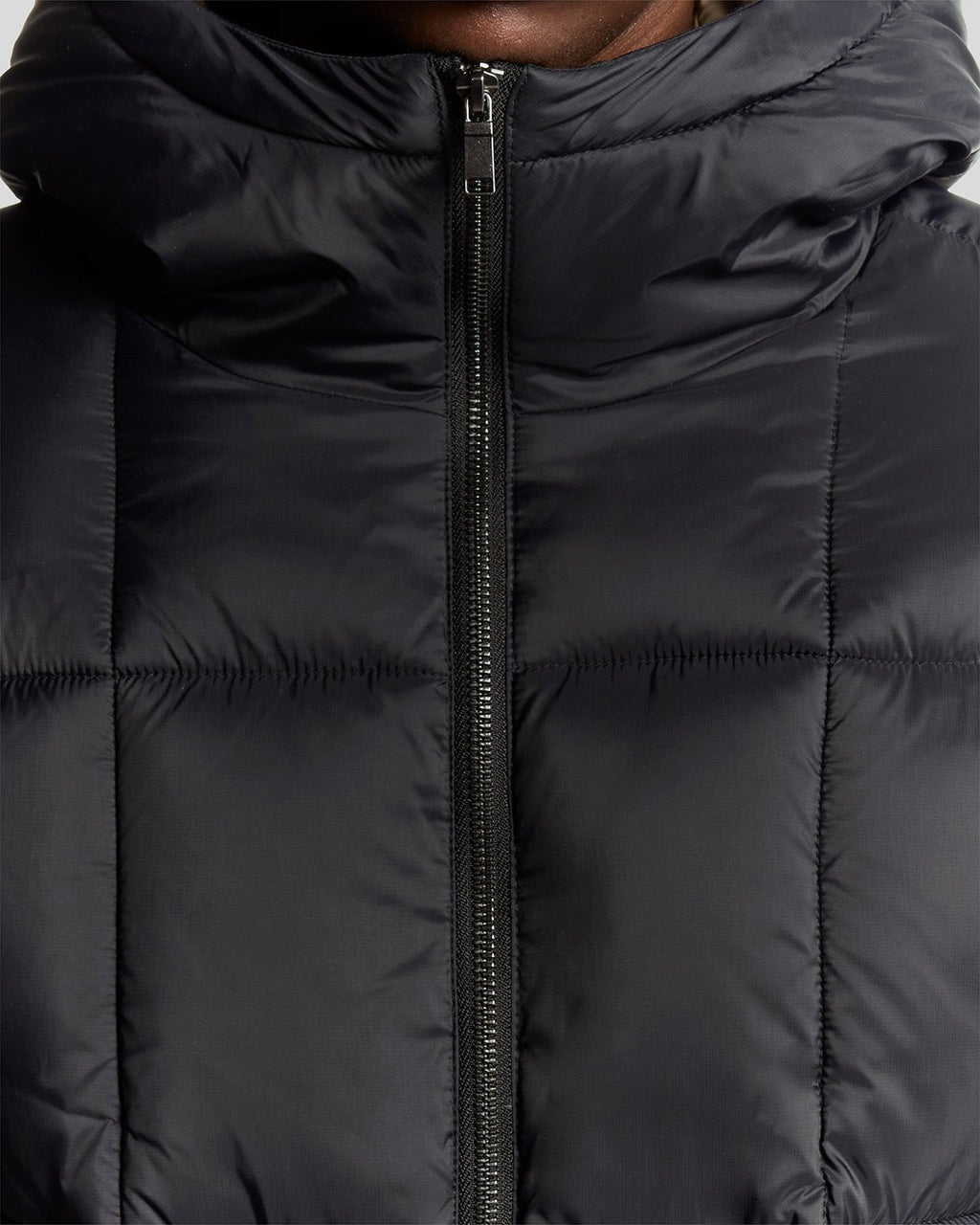 Lyle & Scott Mens Square Cocoon Puffer Jacket | Lacquer