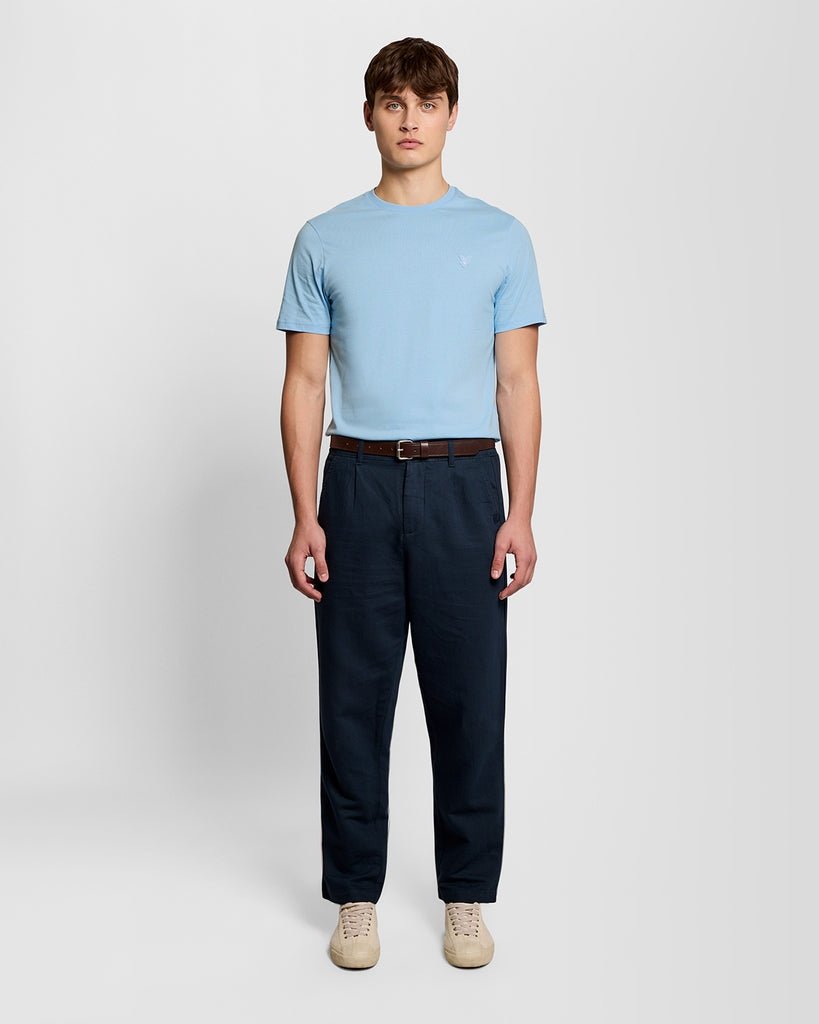 Lyle & Scott Mens Superfine Cotton T-Shirt | Airy Blue