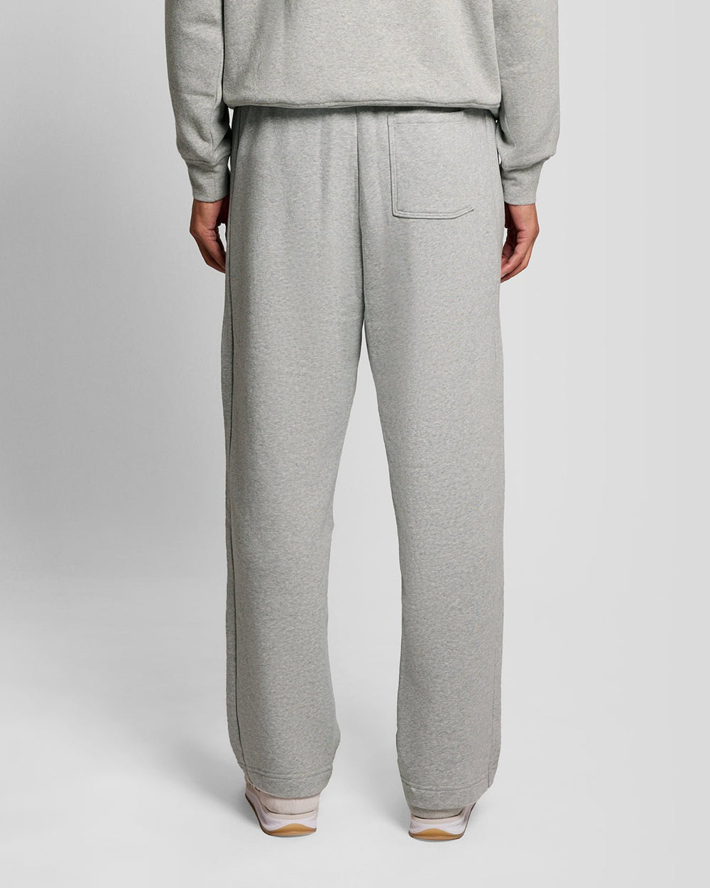 Lyle & Scott Mens Lounge Straight Leg Jogger | Light Grey Marl