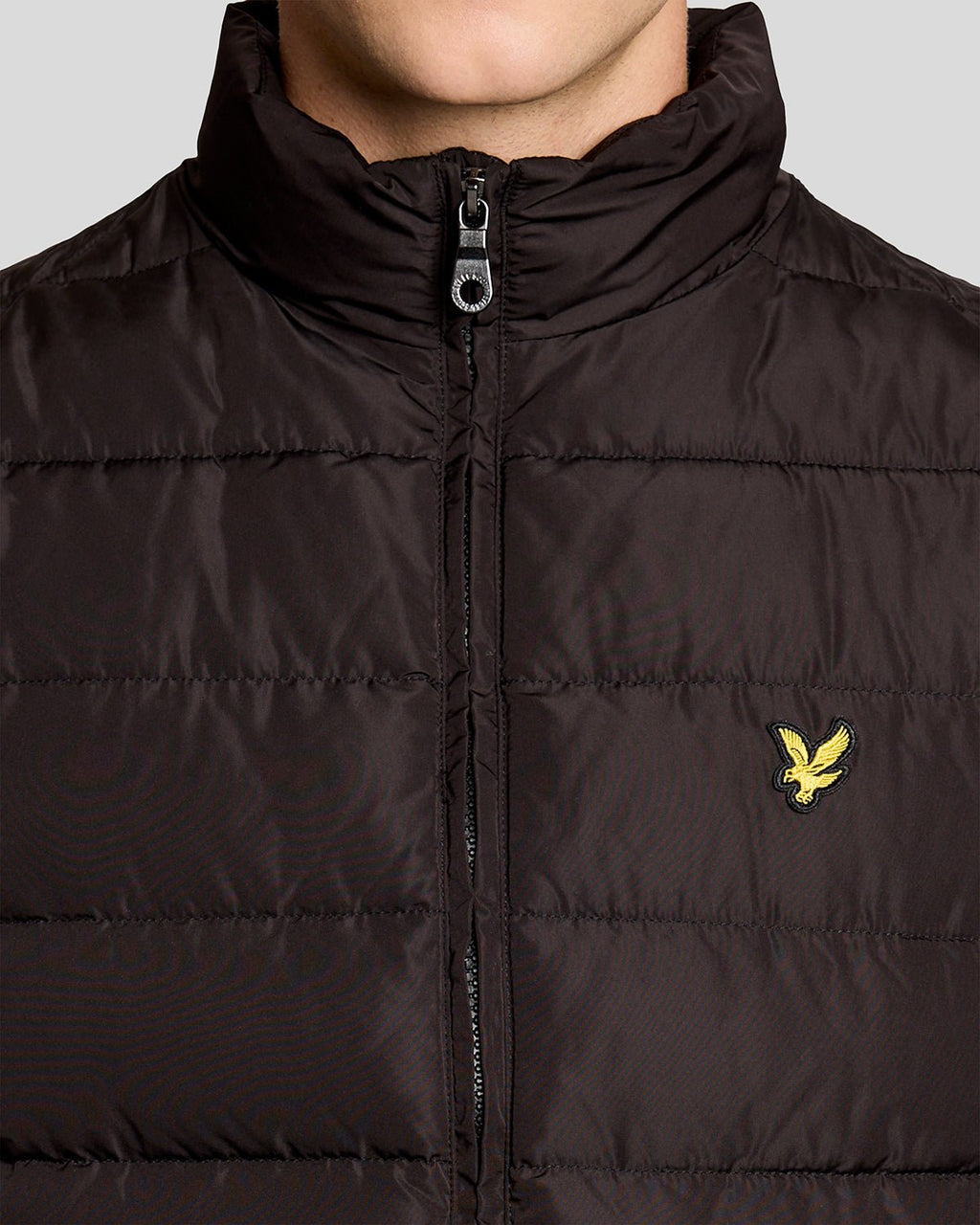 Lyle & Scott Mens Quilted Gilet | Jet Black