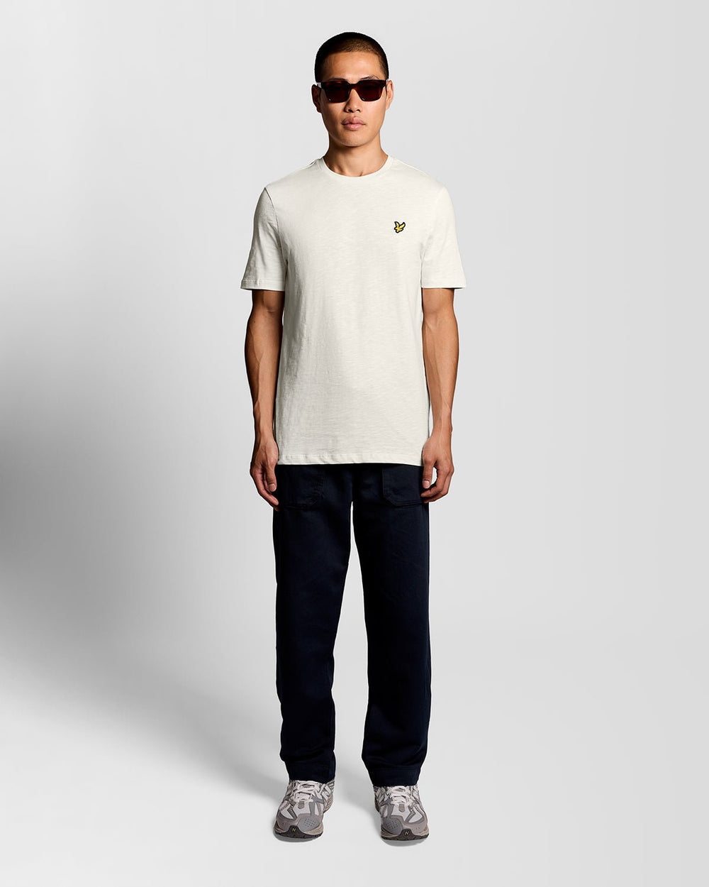 Lyle & Scott Mens Fine Cotton Slub T-Shirt | Ice Cream