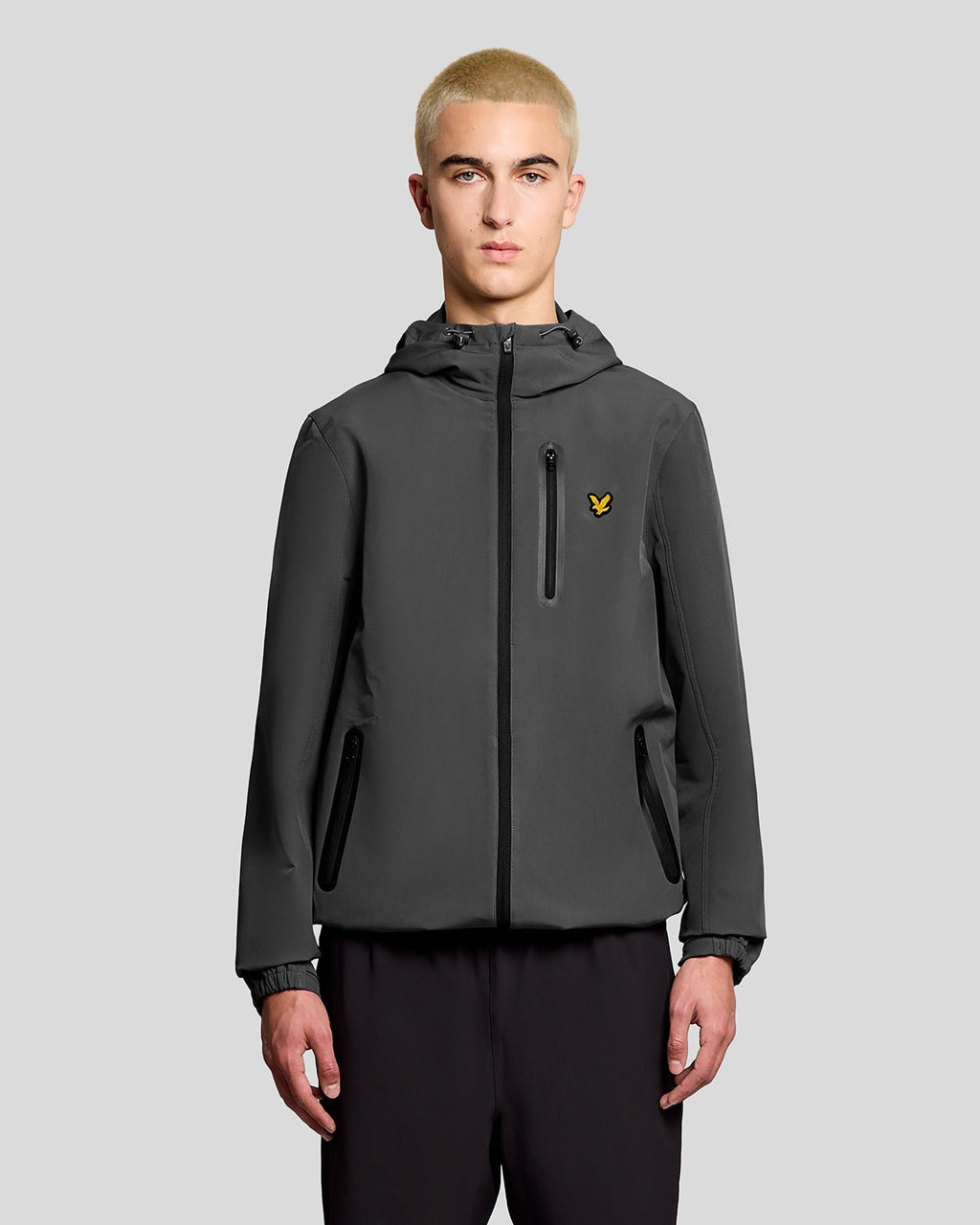 Lyle & Scott Mens Sports Water Resistant Hooded Jacket | Turbulence