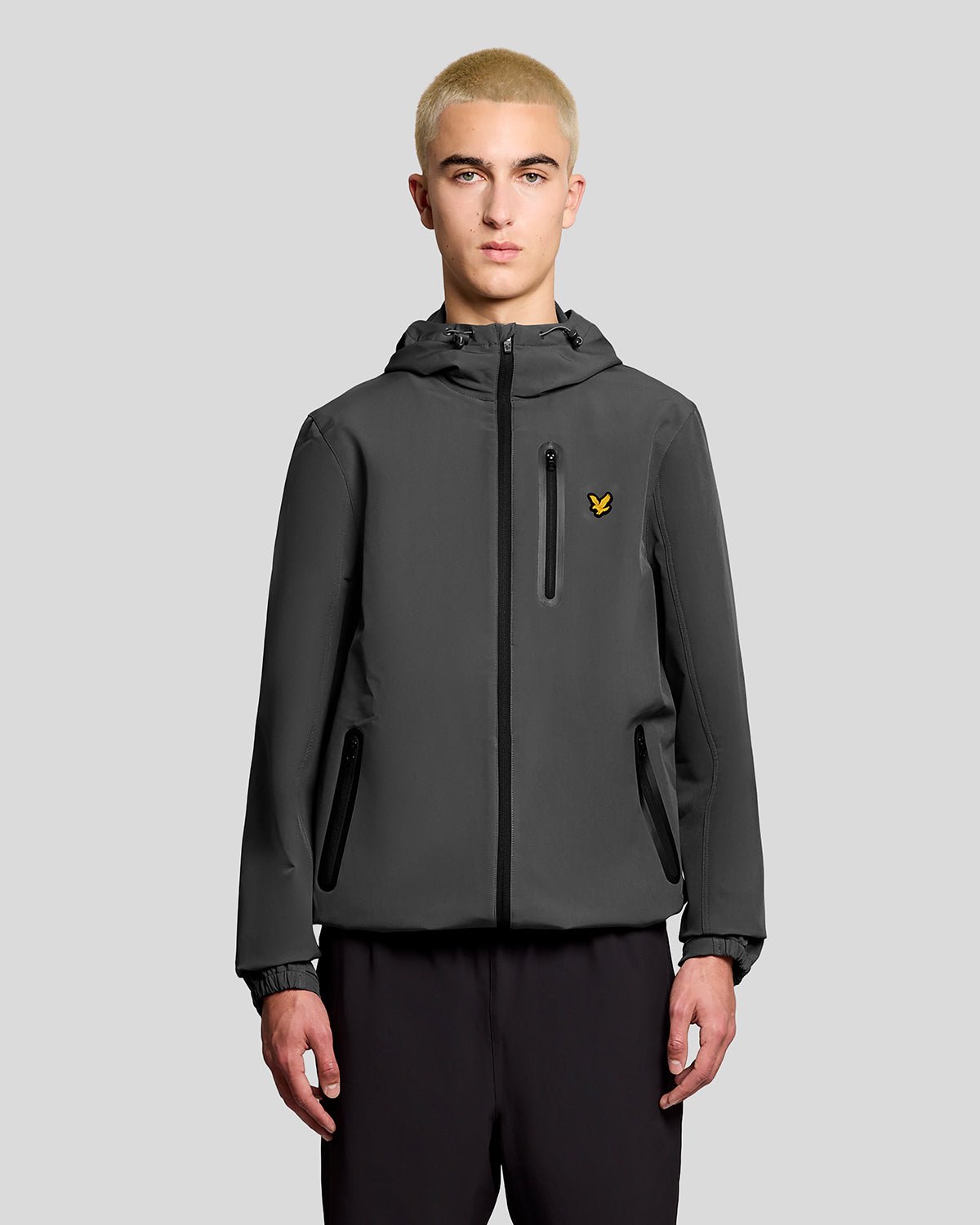 Lyle & Scott Mens Sports Water Resistant Hooded Jacket | Turbulence