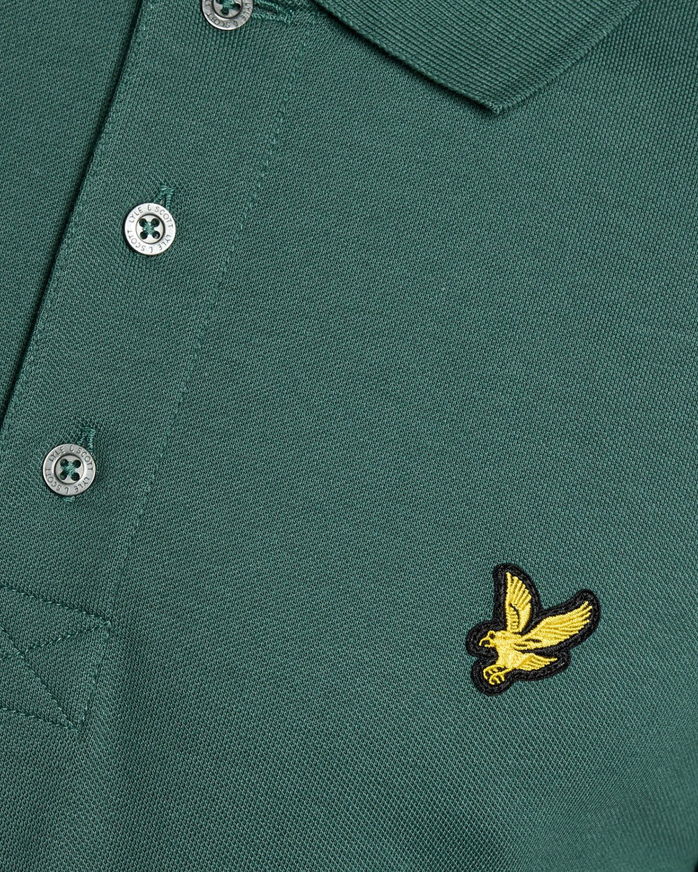 Lyle & Scott Mens Cotton Polo Shirt | Everglade