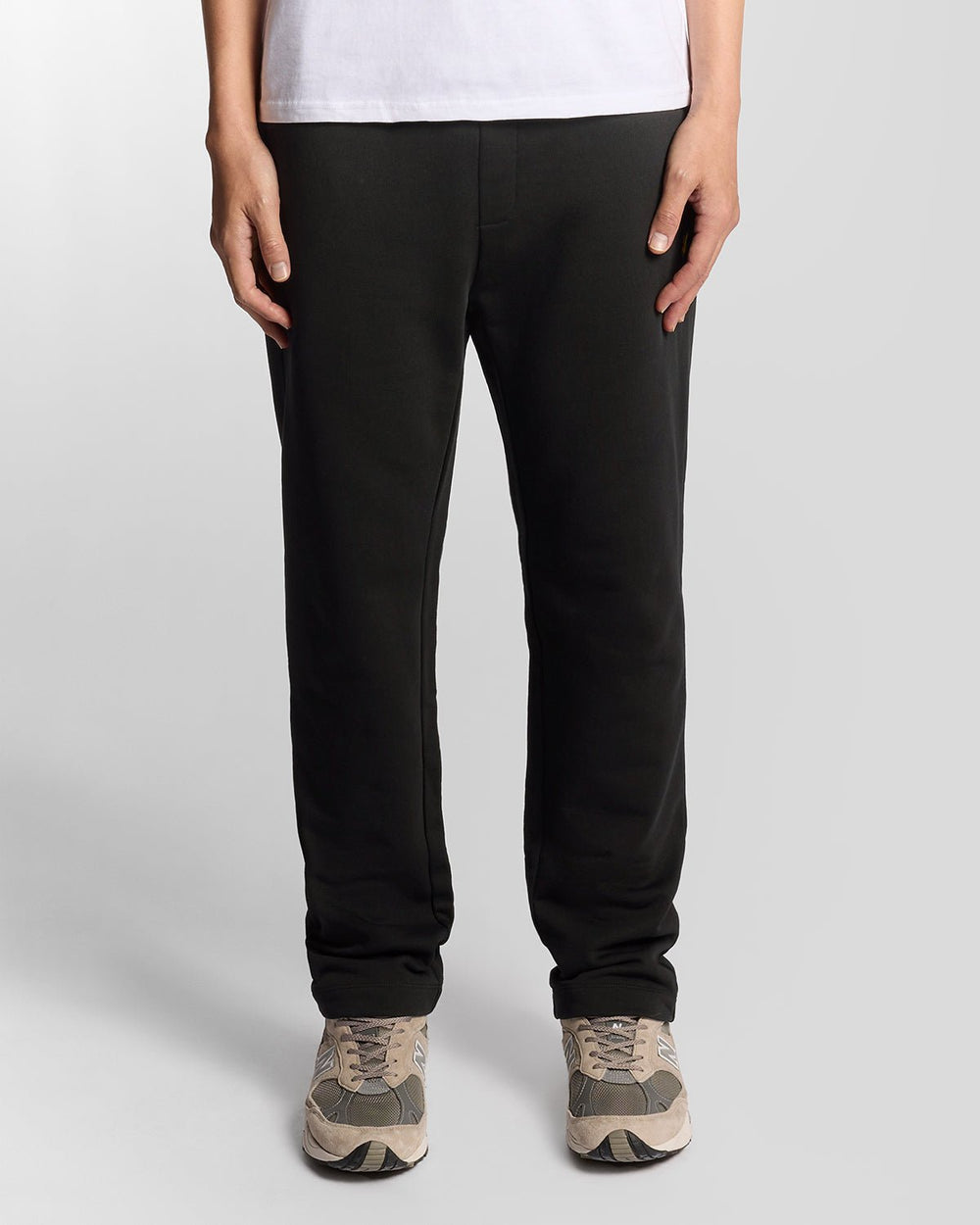 Lyle & Scott Mens Straight Leg Cotton Joggers | Jet Black