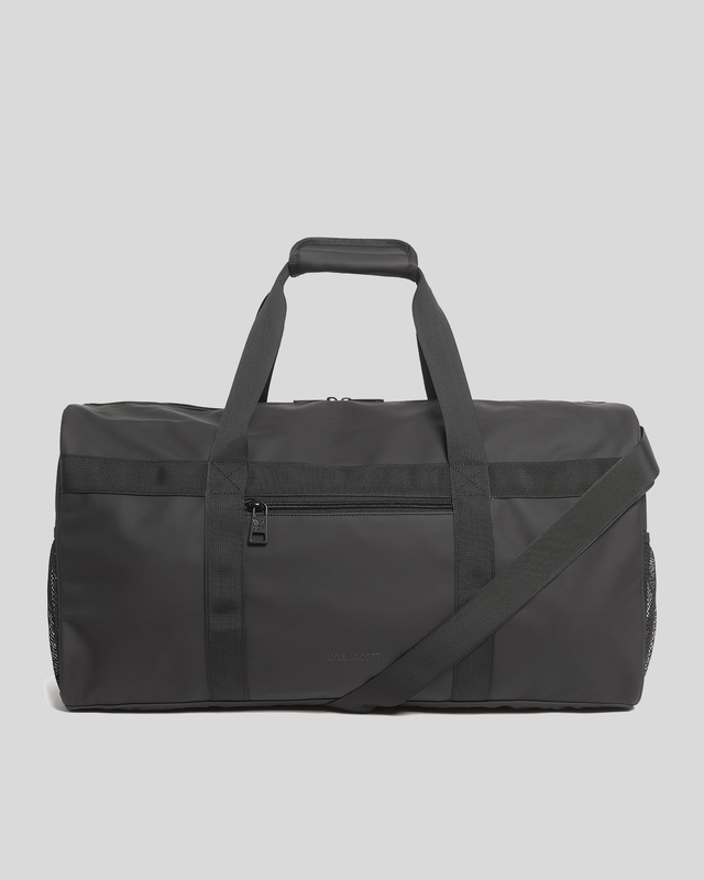 Lyle & Scott Weather Resistant Weekender Bag | Jet Black