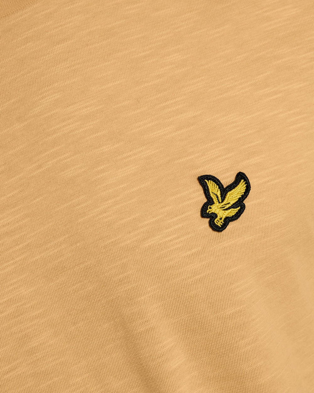 Lyle & Scott Mens Fine Cotton Slub T-Shirt | Honeycomb Yellow