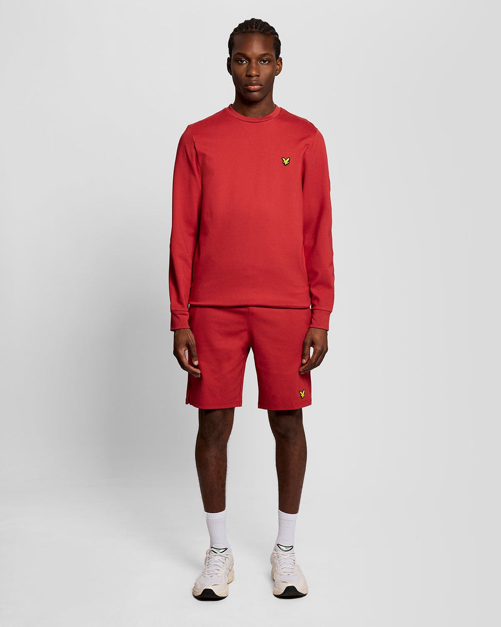 Lyle & Scott Mens Sports Lightweight Sweat Shorts | Garnet