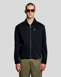 Lyle & Scott Mens Lightweight Enzyme Wash Overshirt | Dark Navy