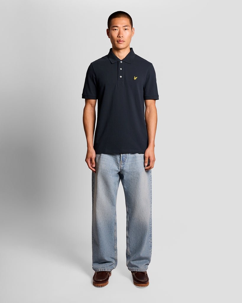 Lyle & Scott Mens Cotton Polo Shirt | Greystone
