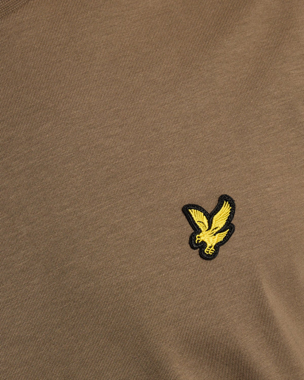Lyle & Scott Mens Cotton Crew Neck T-Shirt | Khaki Ash