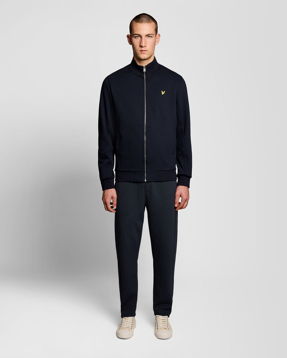 Lyle & Scott Mens Cotton Blend Track Pants | Dark Navy