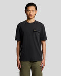 Lyle & Scott Mens Cargo Pocket T-Shirt | Jet Black
