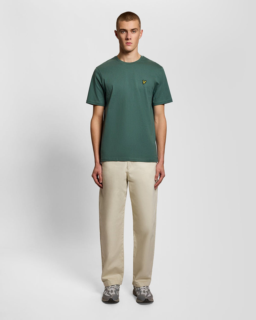 Lyle & Scott Mens Cotton Crew Neck T-Shirt | Everglade