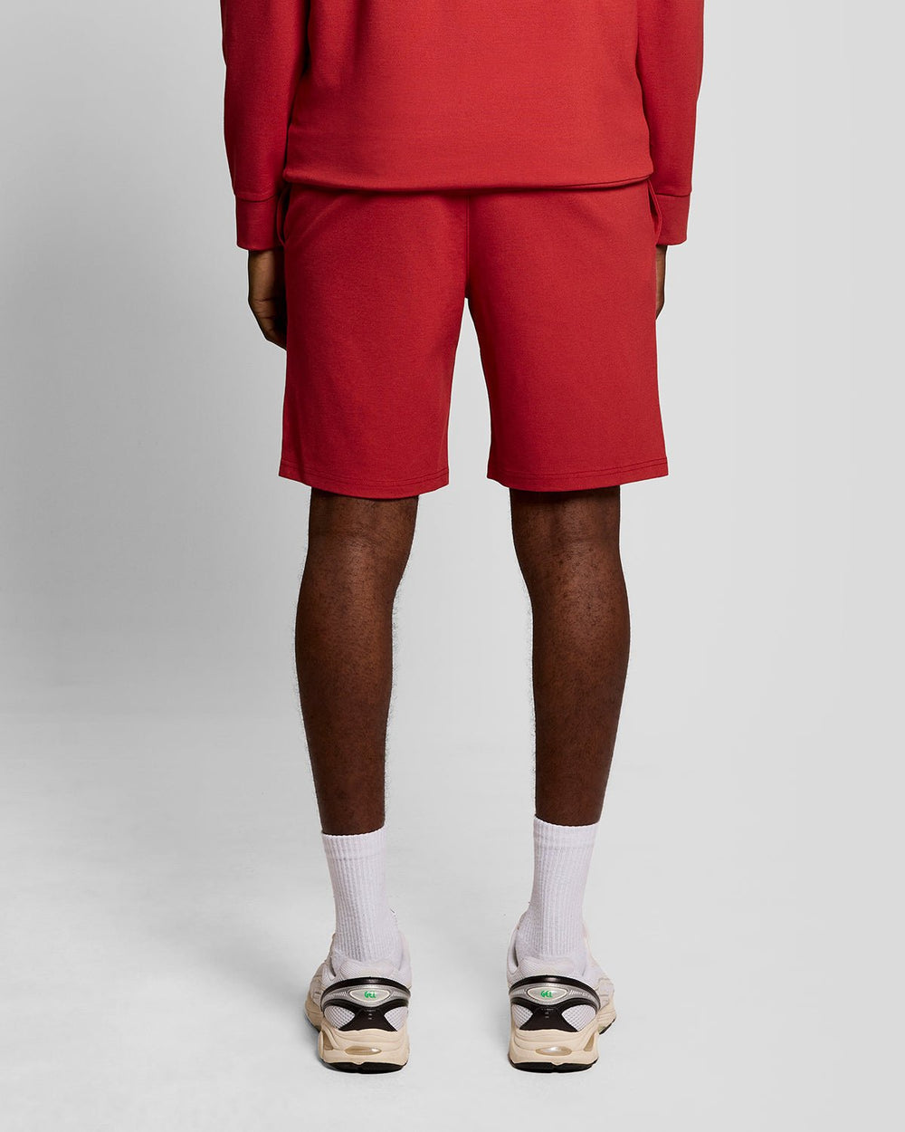 Lyle & Scott Mens Sports Lightweight Sweat Shorts | Garnet