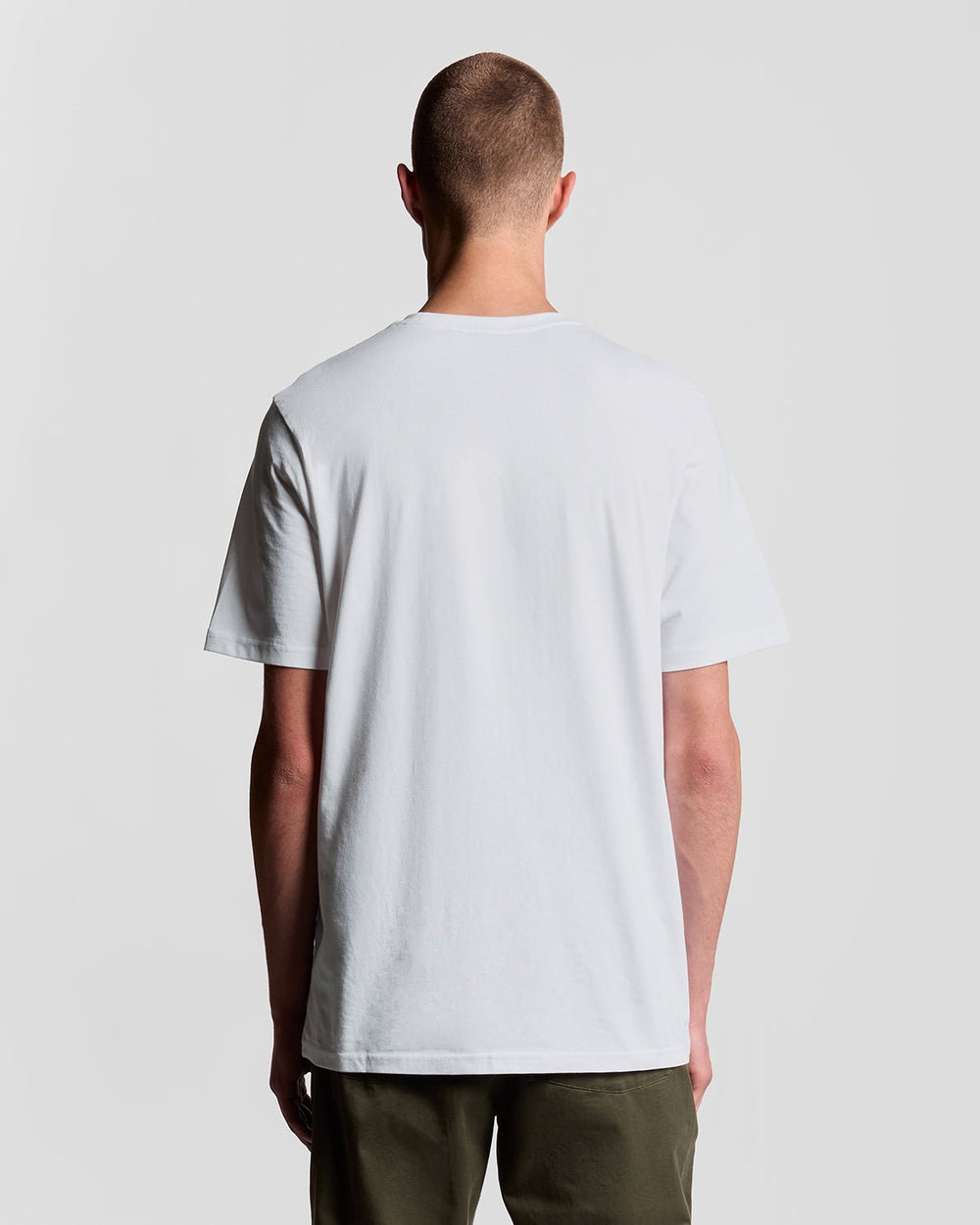 Lyle & Scott Mens Cotton Crew Neck T-Shirt | White
